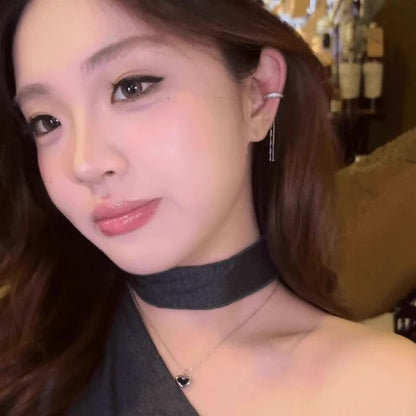 Cuff Ear Stud Rhinestone