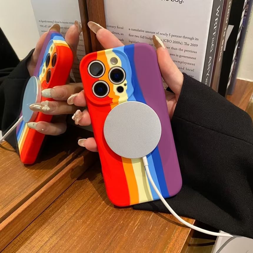 Rainbow Stripe Case Phone