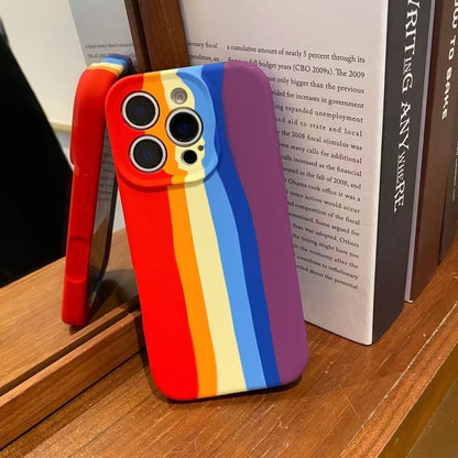 Rainbow Stripe Case Phone