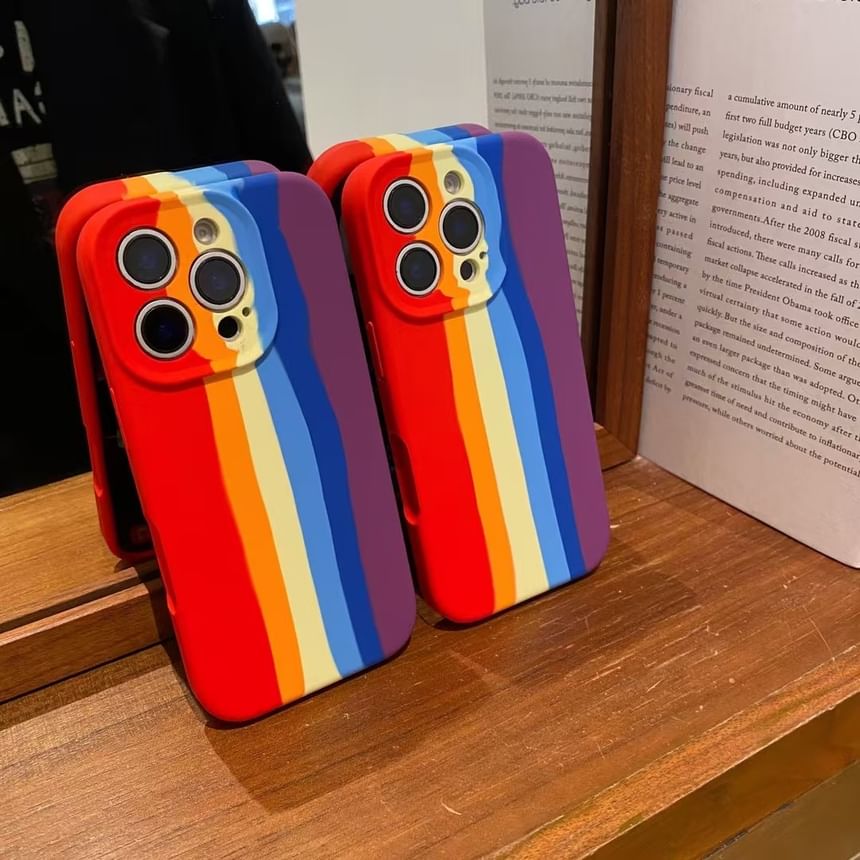 Rainbow Stripe Case Phone