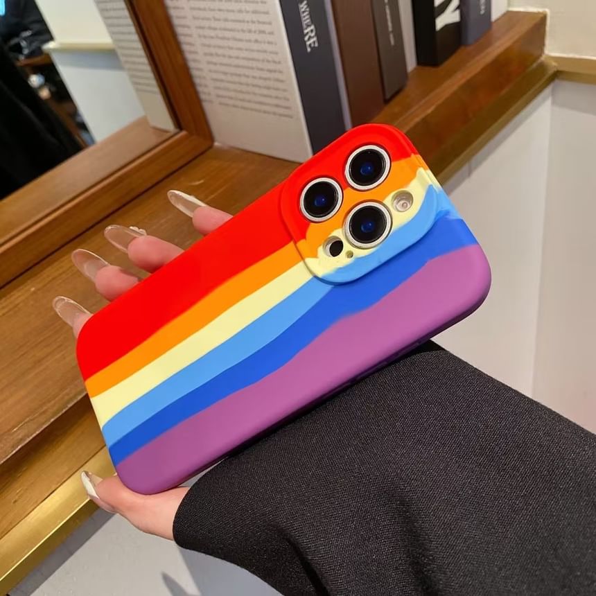 Rainbow Stripe Case Phone