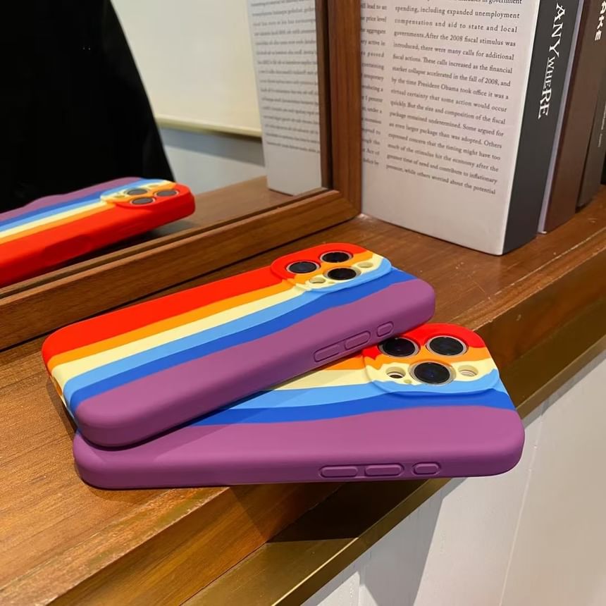 Rainbow Stripe Case Phone