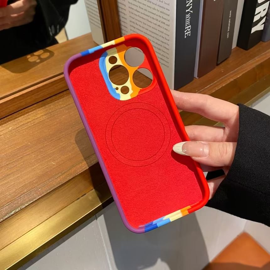 Rainbow Stripe Case Phone