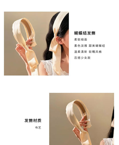 Headband Plain Bow