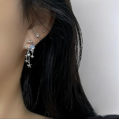 Pairs: Star Rhinestone 3 Set Earring of