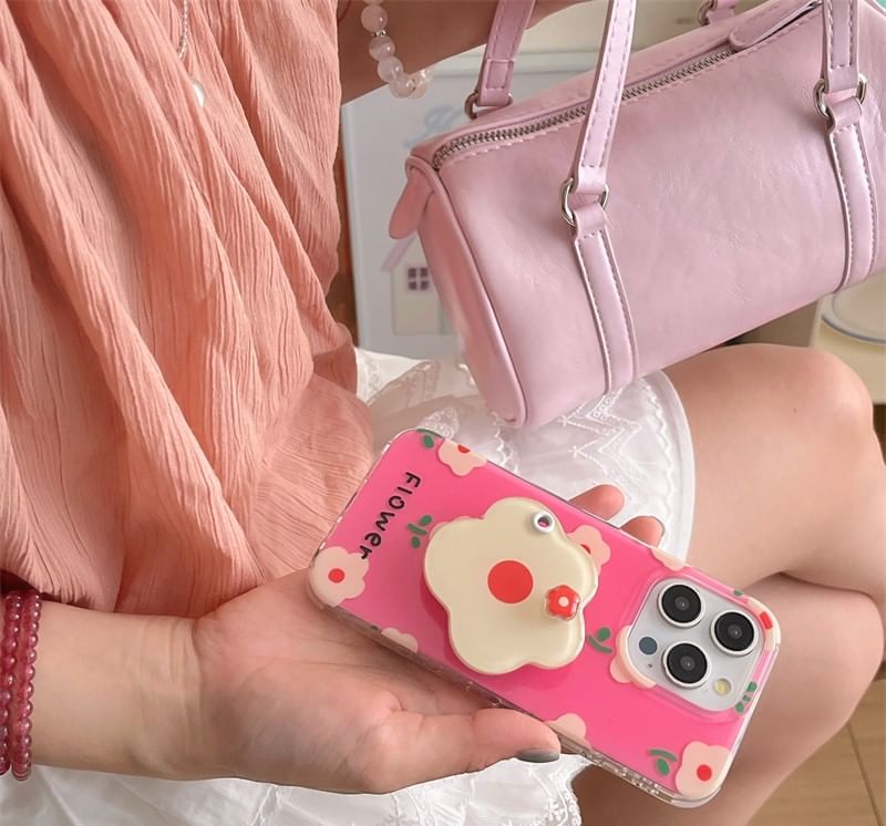 MagSafe) Magnetic Case (Compatible with Floral Phone