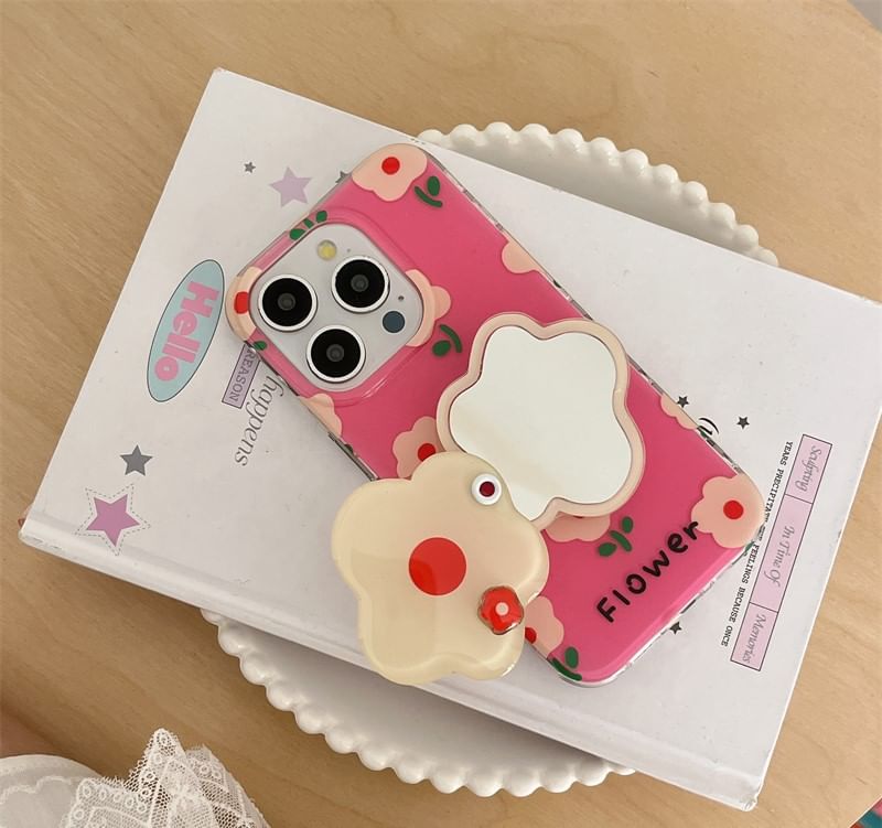 MagSafe) Magnetic Case (Compatible with Floral Phone