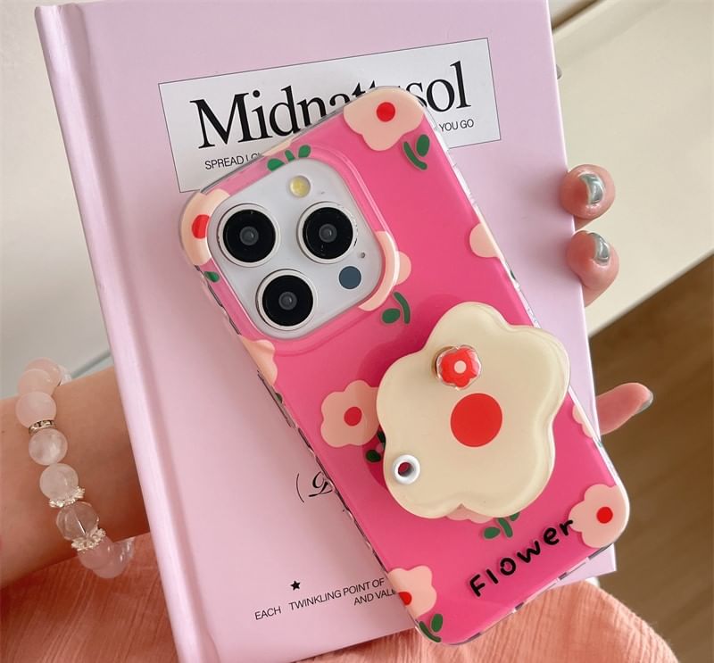MagSafe) Magnetic Case (Compatible with Floral Phone
