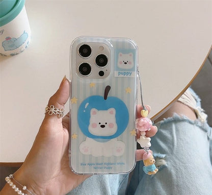Case Set Charm Dog Phone /