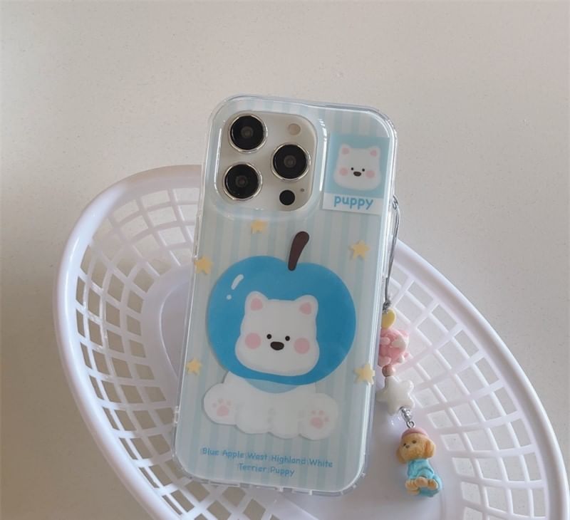 Case Set Charm Dog Phone /