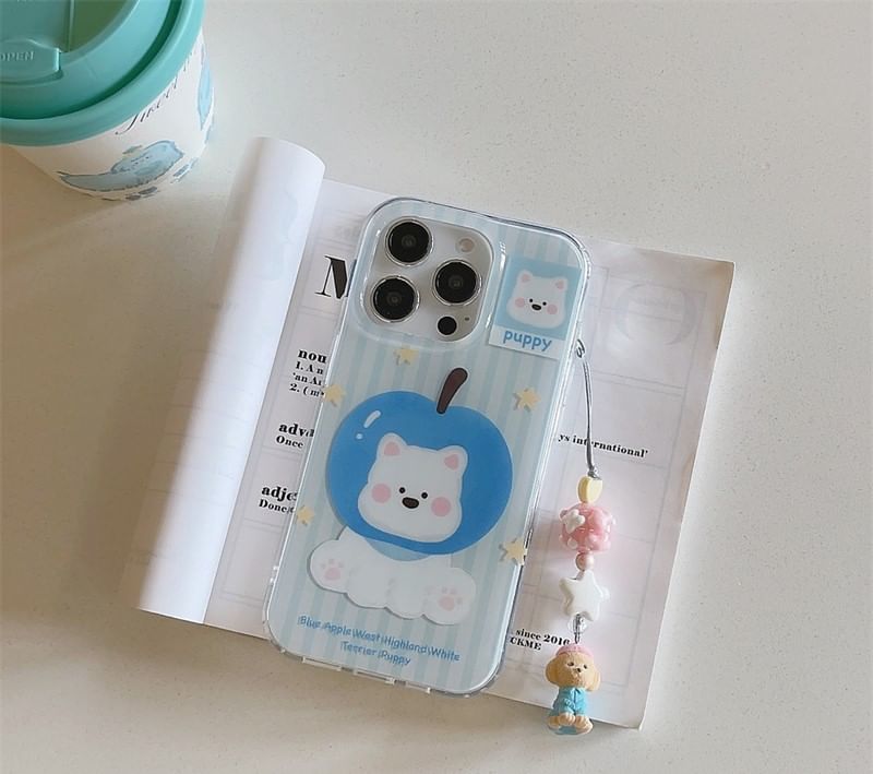 Case Set Charm Dog Phone /