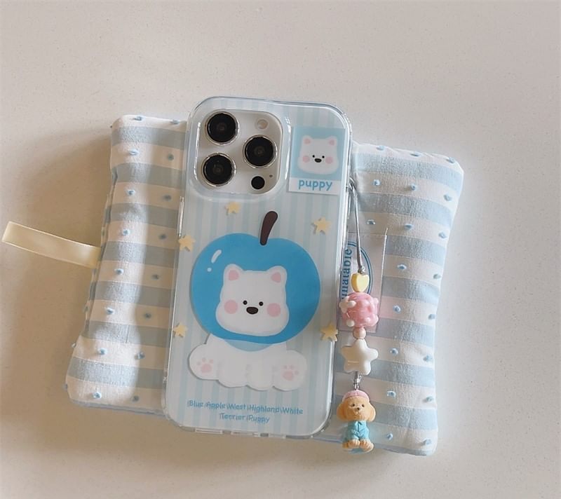 Case Set Charm Dog Phone /