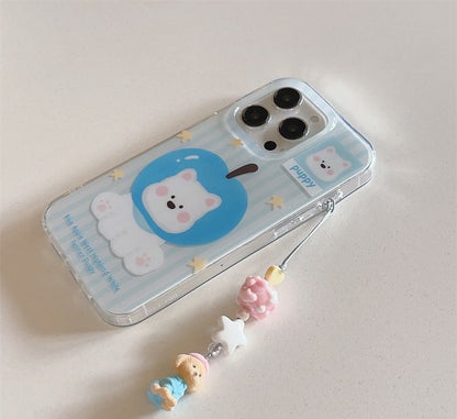 Case Set Charm Dog Phone /