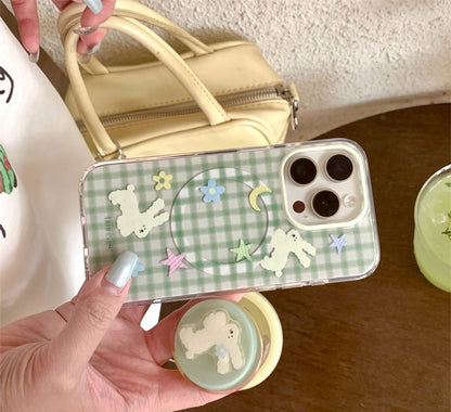 Rabbit Case Phone Plaid