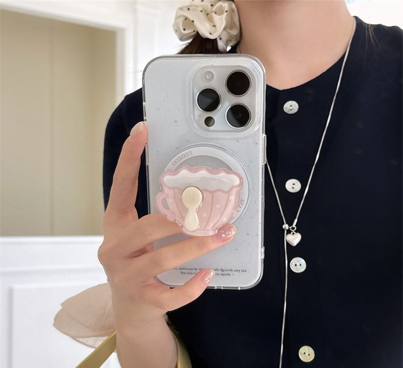 Case MagSafe) with (Compatible Glitter Phone Magnetic