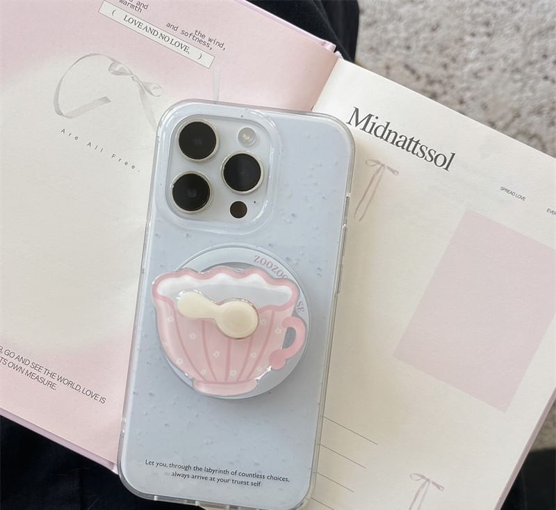 Case MagSafe) with (Compatible Glitter Phone Magnetic