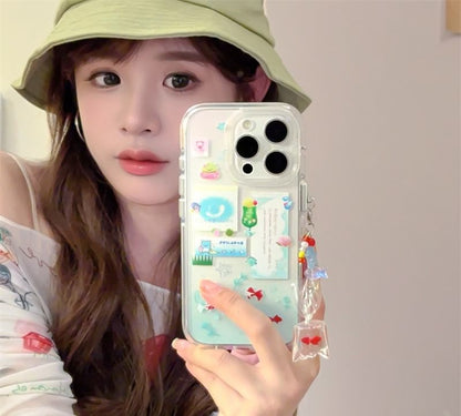 Goldfish Case Set Phone Charm /