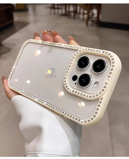 Rhinestone Transparent iPhone Case