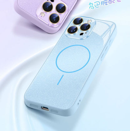 Glitter with iPhone (Compatible MagSafe) Magnetic Case