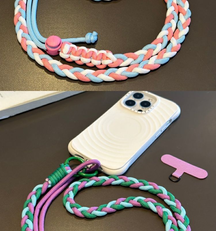 Braided Pad with Lanyard Phone Strap
