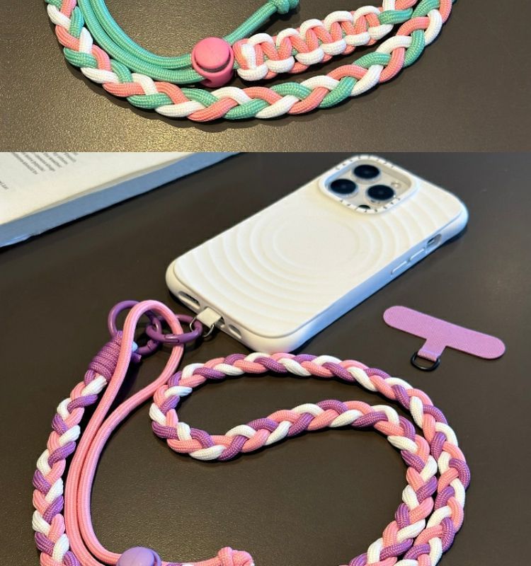 Braided Pad with Lanyard Phone Strap