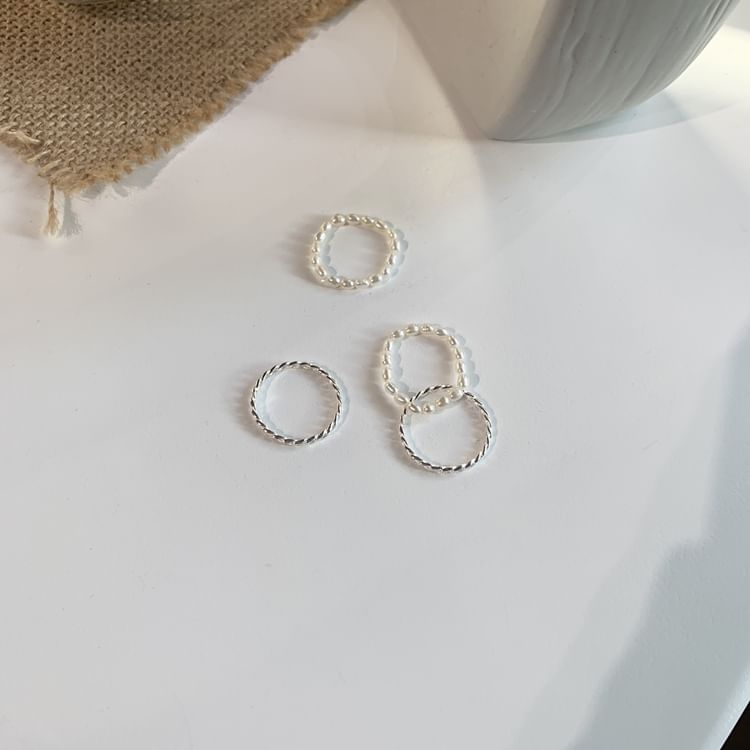 Pearl Natural Beaded Ring
