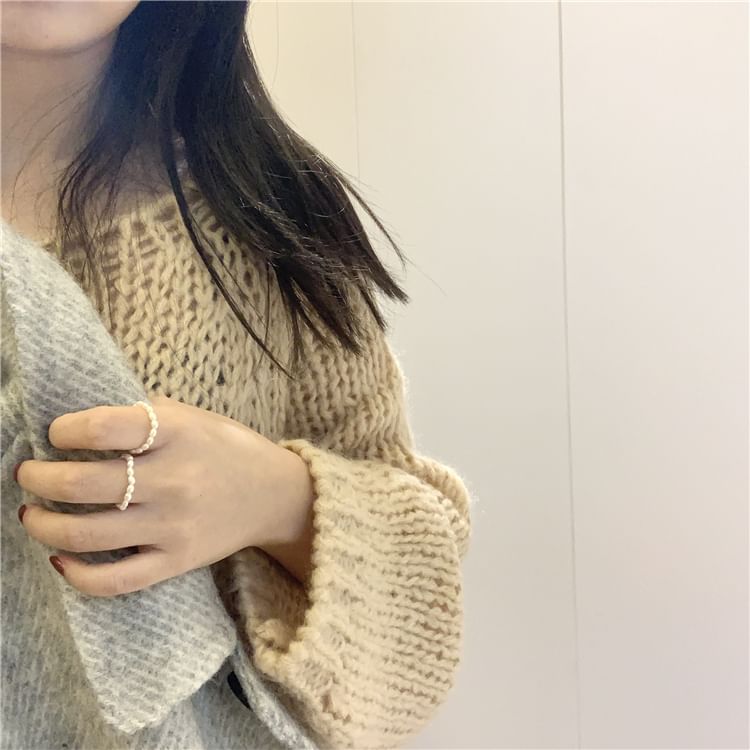 Pearl Natural Beaded Ring