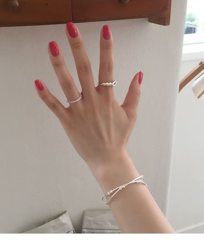 Silver Bracelet Natural Pearl 925 Sterling