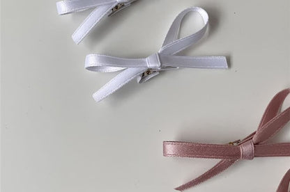 Set Bow Clip of Hair Plain 3: