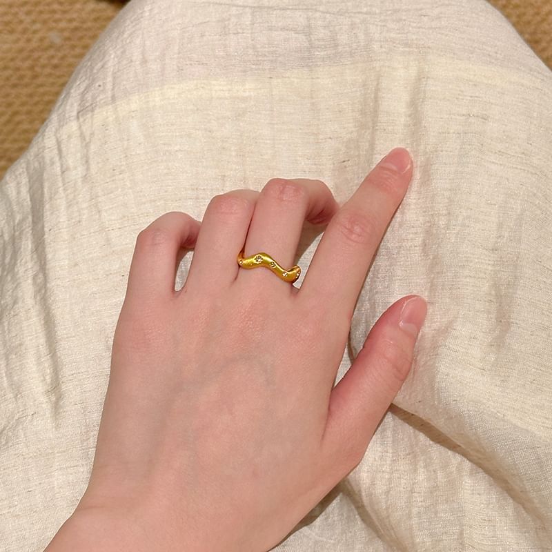 Open Set Ring Rhinestone /