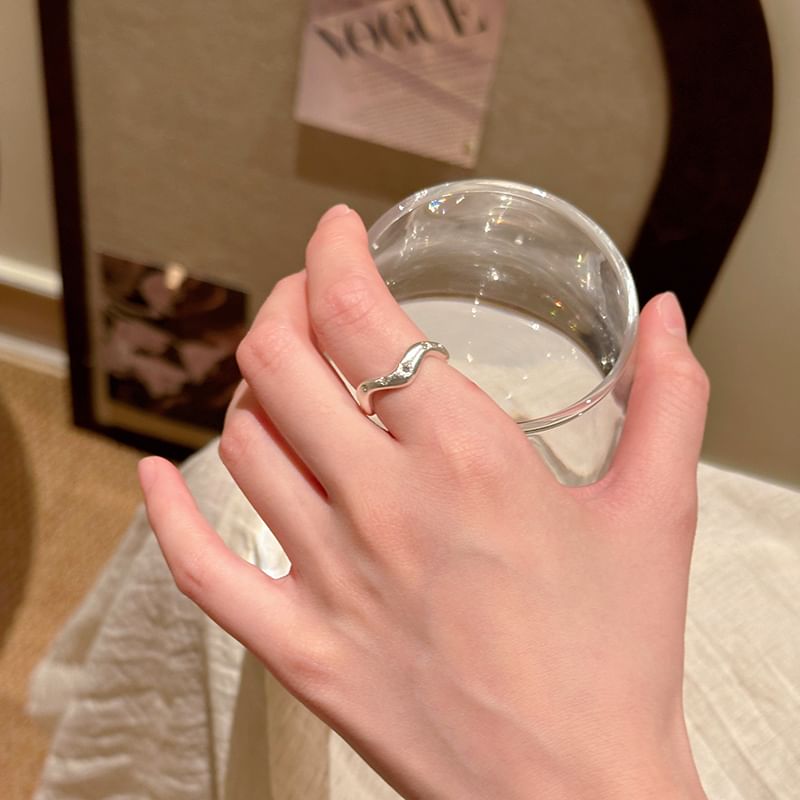 Open Set Ring Rhinestone /