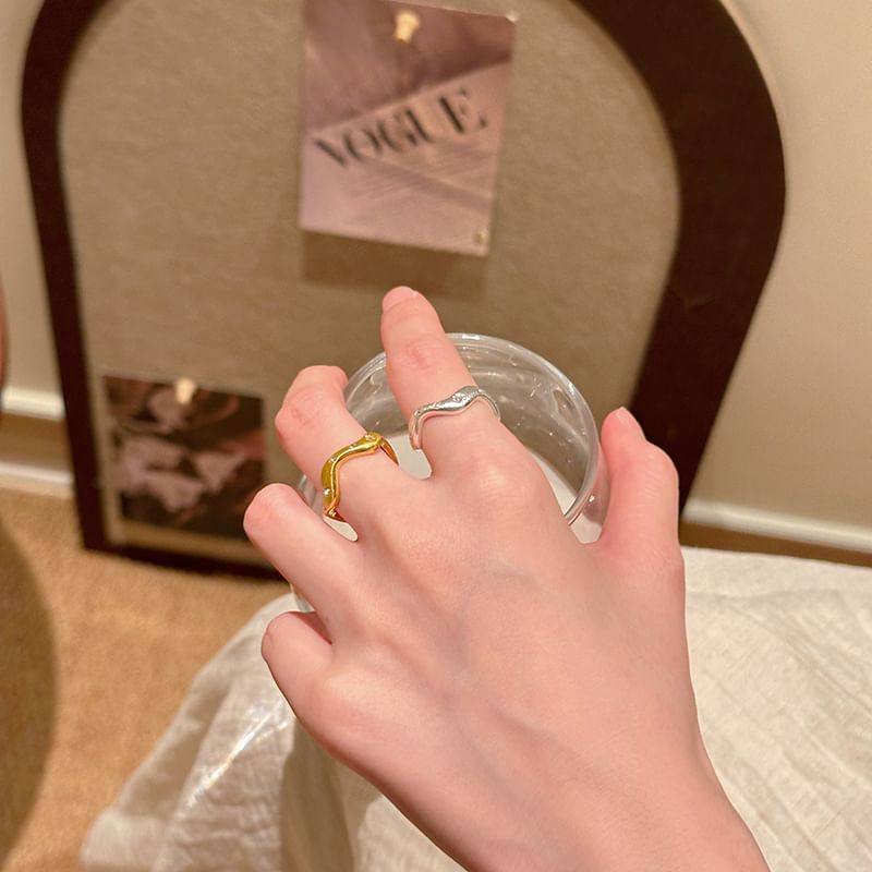 Open Set Ring Rhinestone /