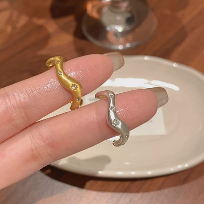Open Set Ring Rhinestone /