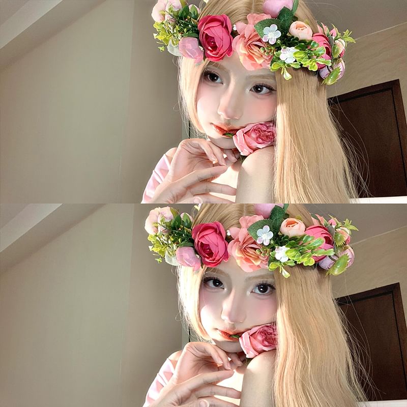 Headpiece Floral Wreath