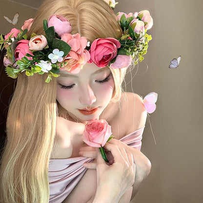 Headpiece Floral Wreath