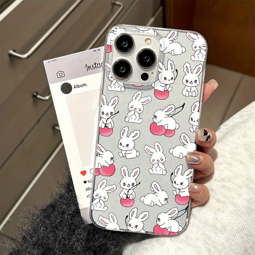 Phone Case Rabbit Print