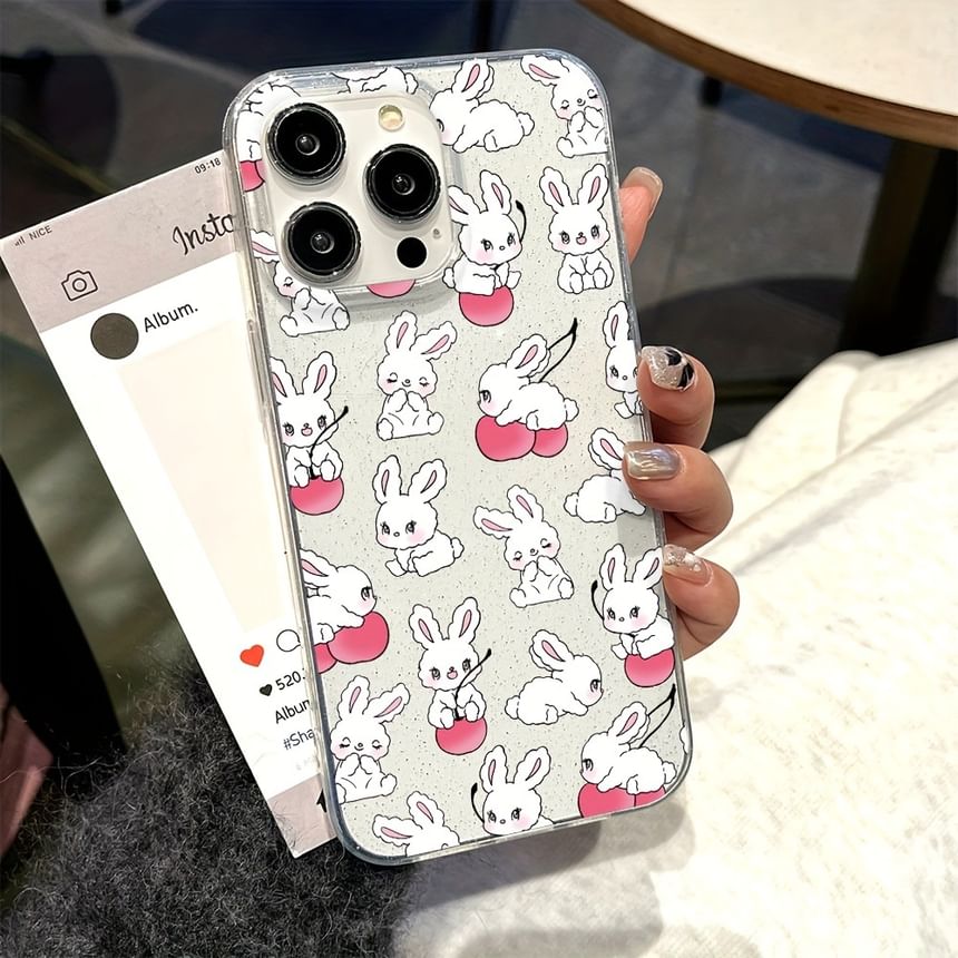 Phone Case Rabbit Print