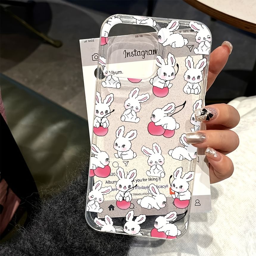 Phone Case Rabbit Print