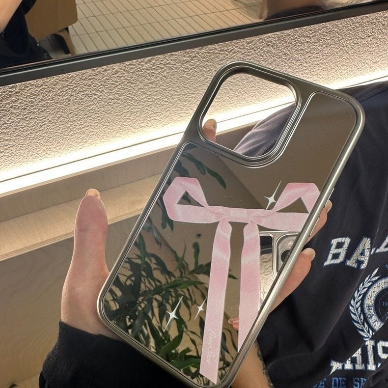 Print Mirror Ribbon Phone Case