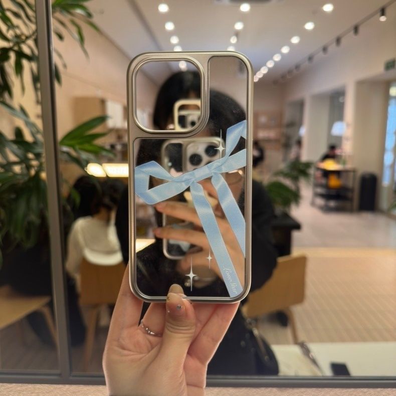 Print Mirror Ribbon Phone Case