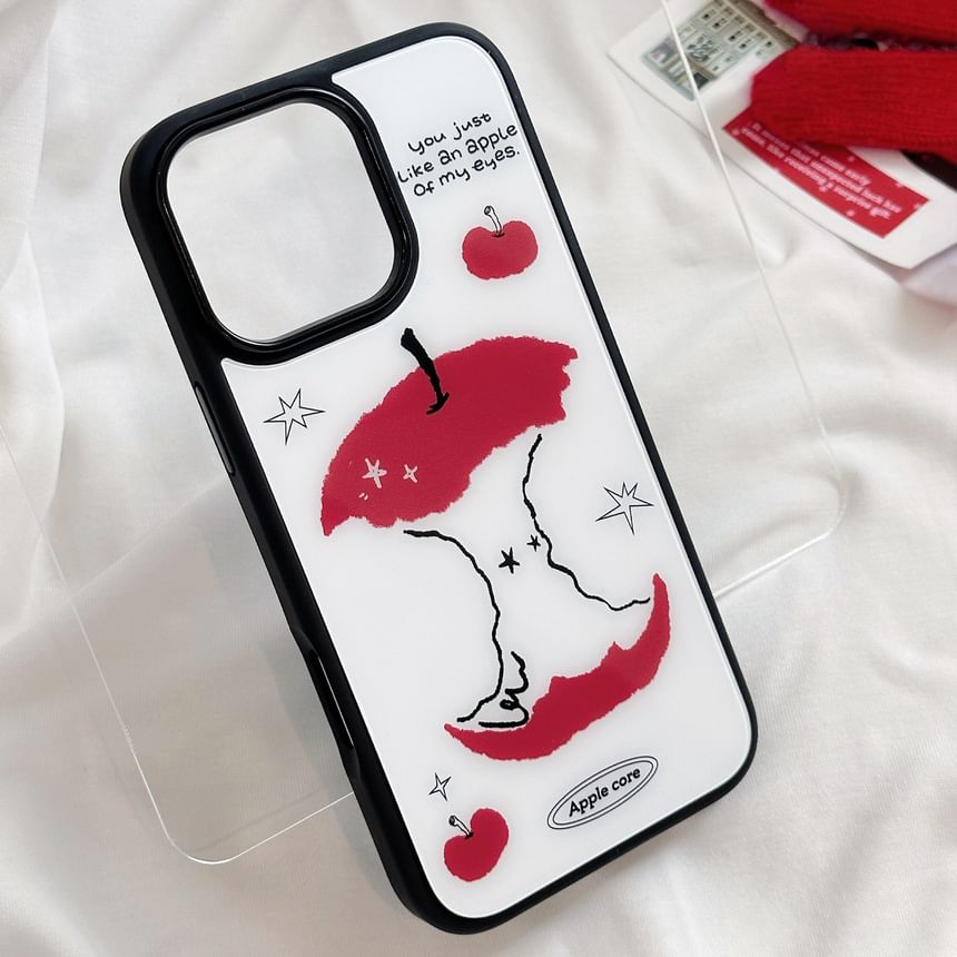 Apple Phone Print Case