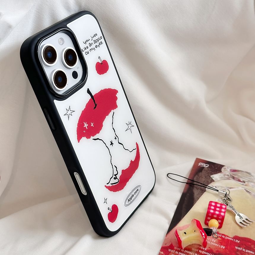 Apple Phone Print Case