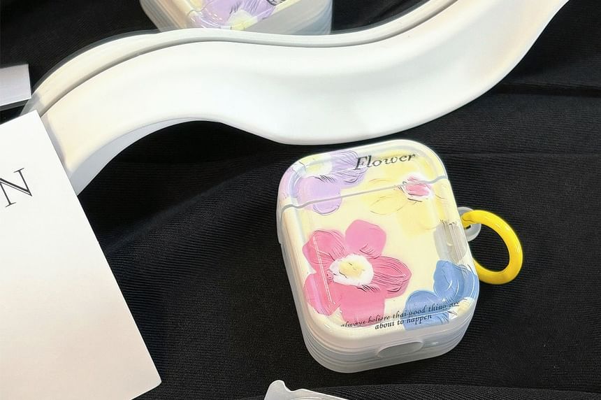 Pro Floral Earphone AirPods Skin Case / Print