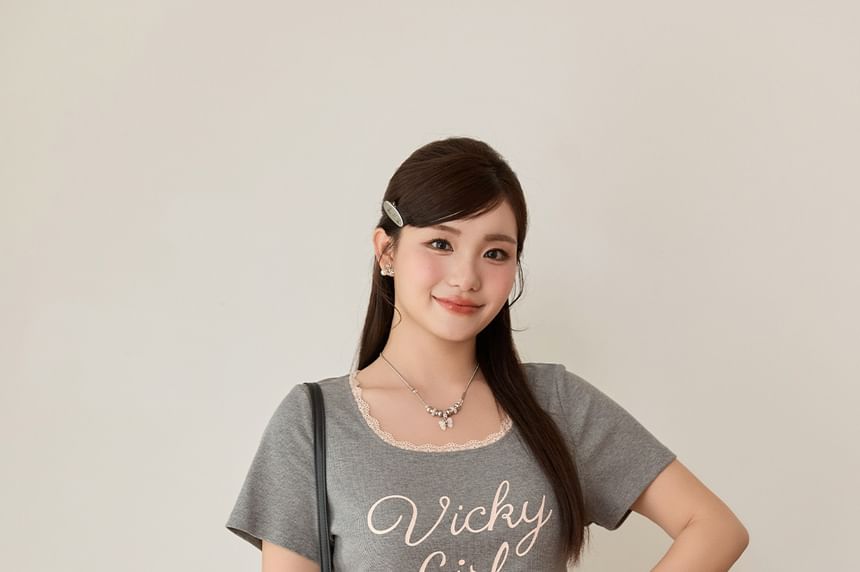 High Waist Plaid Ruffled Mini A-Line Skirt