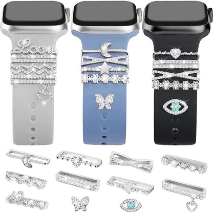 Designs) Charm Band Rhinestone (Various for Watch Apple
