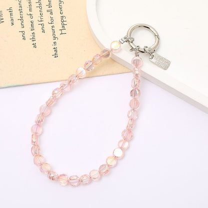 Strap Phone Crystal Faux Bead