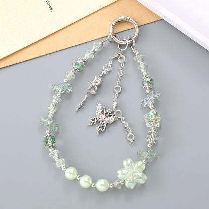 Strap Faux Crystal Butterfly Star Designs) Phone (Various