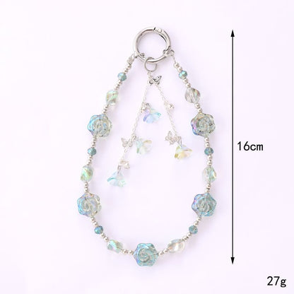 Phone Strap Floral Bead