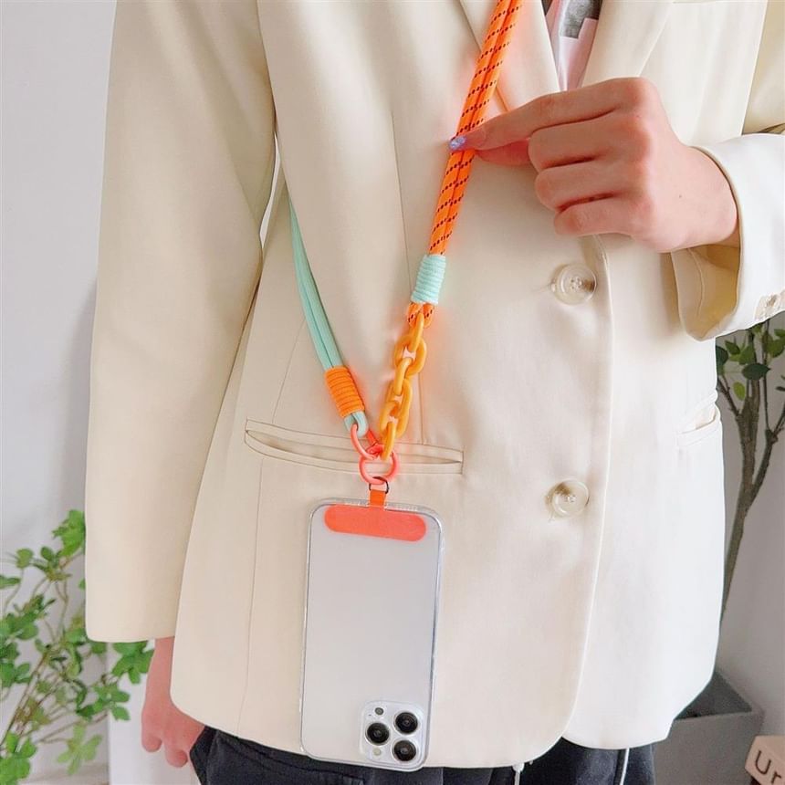 with Lanyard Phone Pad Two-Tone