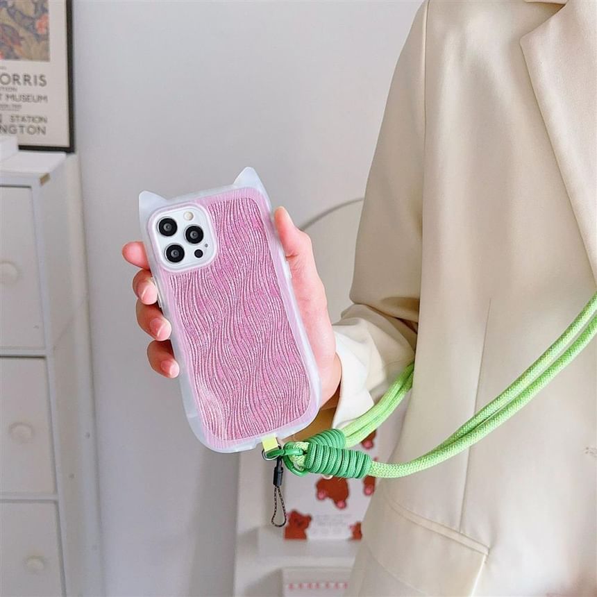 Phone Pad Lanyard Plain with Strap